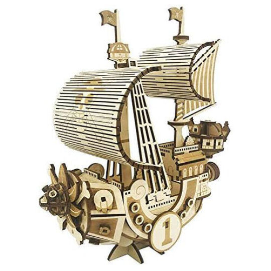 One Piece Thousand Sunny Mega Ki-Gu-Mi Kit